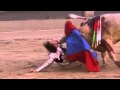 Matador Gored By Bull Through The Neck And Throat