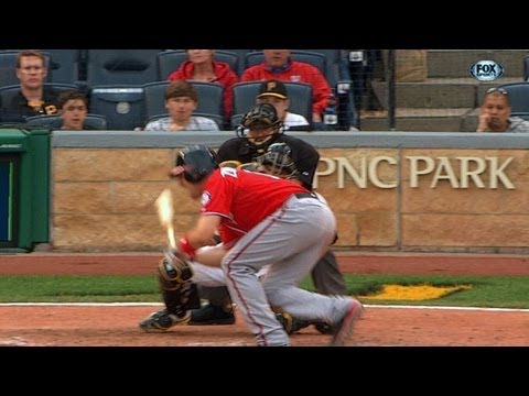 WSH@PIT: Five batters get hit by pitches