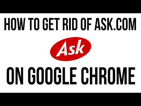 how to eliminate ask.com from google chrome