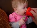 Sippy Cup - Thank goodness these are spill-proof!