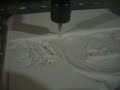 CNC Lithophane cut on Corian