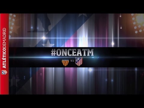 Liga 2013/14. Once del Atlético de Madrid para visitar al Valencia #onceATM