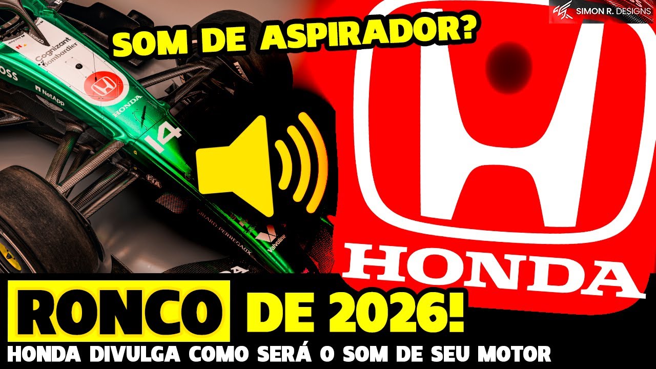 🚨Ouça O Ronco Do Motor Honda Dos Carros De 2026 Da Fórmula 1 | Gp Em Casa