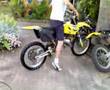 Dirt Bike Burn Out 