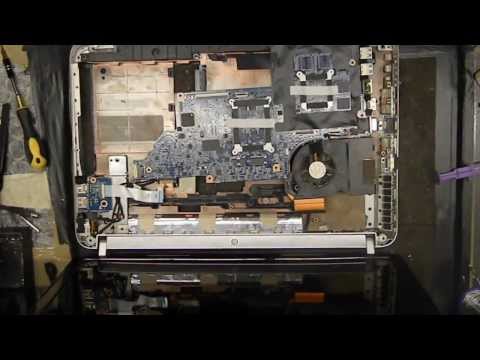 how to open hp dv6 laptop