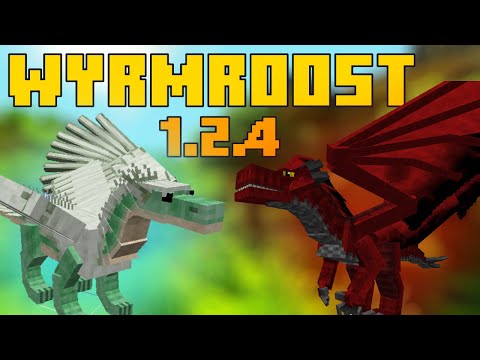 НОВЫЕ ДРАКОНЫ В ОБНОВЛЁННОМ МОДЕ WYRMROOST! 1.15.2 / 1.16.3 ПОЛНЫЙ ГАЙД И ОБЗОР НА МОД НА ДРАКОНОВ