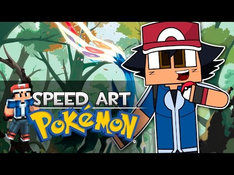 how to draw ash ketchum x and y