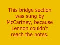 Inside a Beatles\