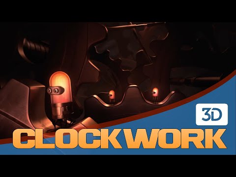 Clockwork: 3d anaglyph animated short - YouTube