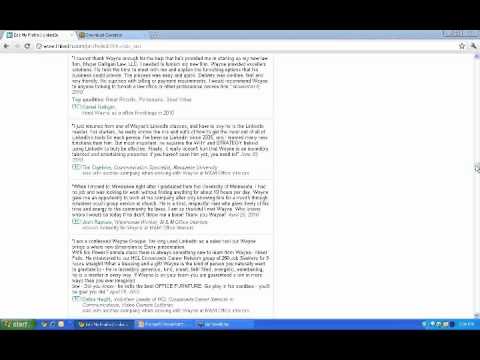 how to write a recommendation on linkedin