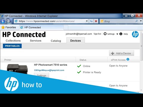how to remove hp connected photo