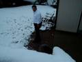 Charlie's first snow!