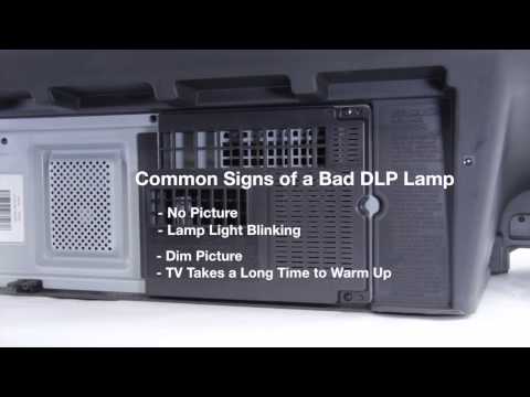 Common Problems with Mitsubishi DLP TV Repair Tips – How to Fix Picture Problem-Bad DLP TV Lamp