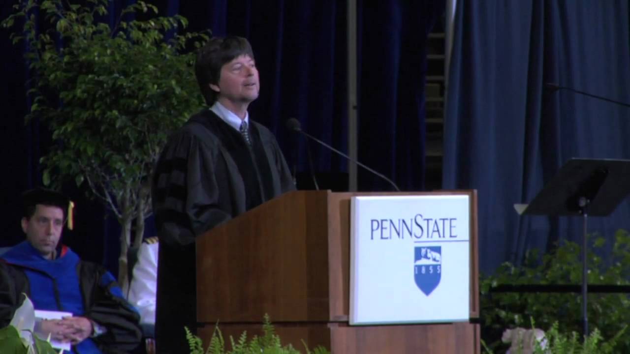 Ken Burns delivers commencement address at Penn State University