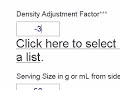 calorie calculator for common serving sizes p2