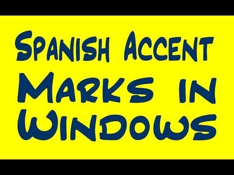 how to type spanish n on laptop