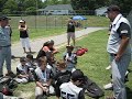 Dizzy Dean World Series 2009.  Bartow Tigers Final Team Meeting