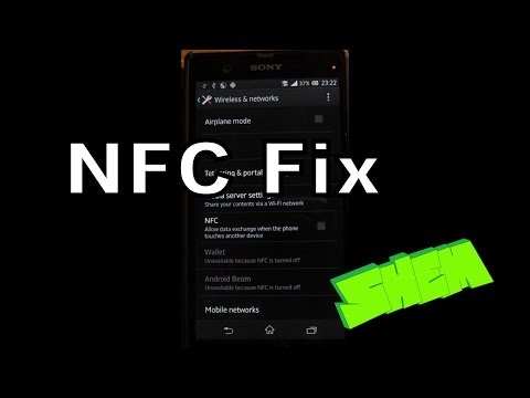 how to turn on nfc on xperia z