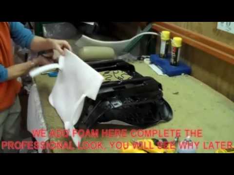 how to recover bucket seats