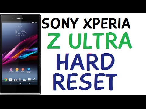how to hard reset sony xperia z