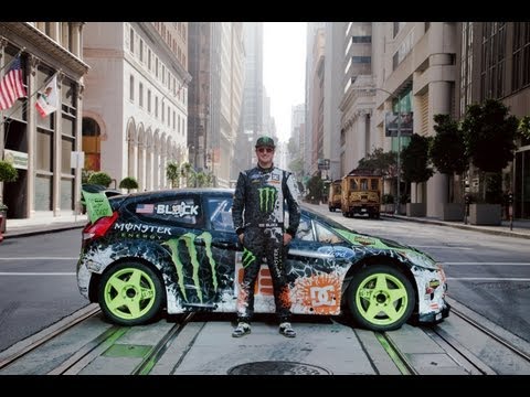 Vanquish Am310 on Teaser   Ken Block Et Sa Ford Fiesta Sont Sur Une Barge