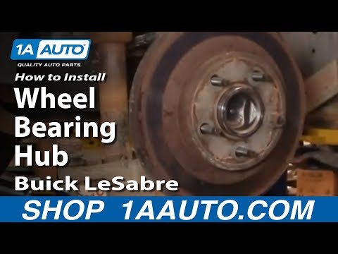 How To Install Replace Rear Wheel Bearing Hub Buick LeSabre 00-05 1AAuto.com