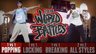 Monsta Pop vs Boogie D – HHI2016 World Popping Battles Top 16