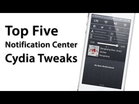 Top 5 Cydia Tweaks For Notification Center - Best iPhone/iPod Tweaks 2013 - iOS 6 Evasi0n Jailbreak