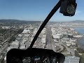 Helo - flying N. on Hwy 101 out of SQL and coming upto SFO..