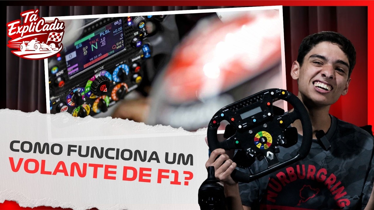 COMO FUNCIONA UM VOLANTE DE F1? #TáExplicadu #AutoMotor #Formula1 #F1 #Automobilismo #CaduCampos