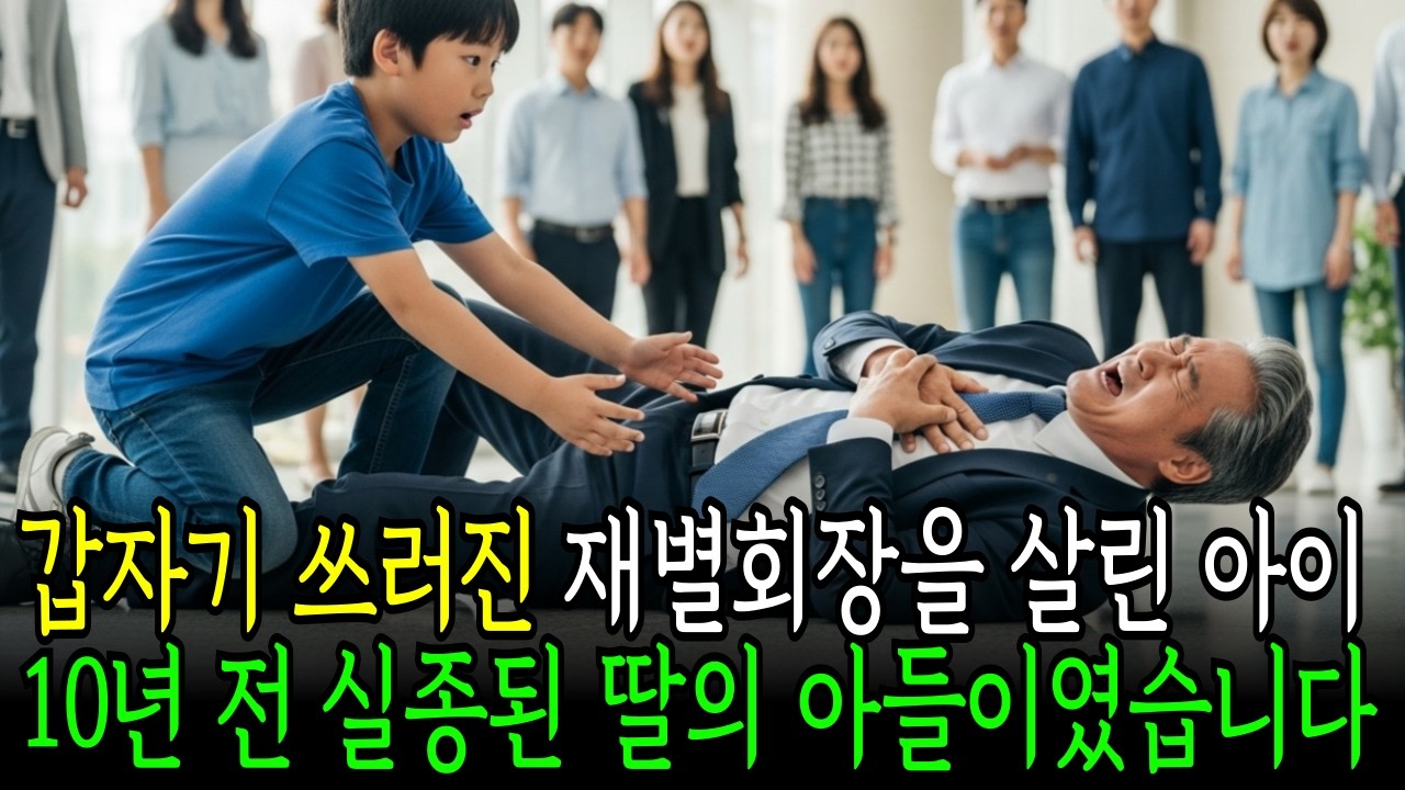 할아버지 인줄 모르고, 쓰러진 재벌회장을 구해준 아이, 떨어진 열쇠고리에 담긴 충격적 이야기 #사연라디오 #인생사연