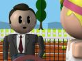James E. Reilly faces off with Karen Morris-Gowdy on the set of Ryan's Hope (Part 2)