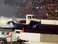 truck burnout and then huge power skid