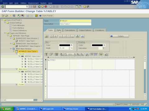 smart form in sap abap video tutorial