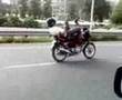 Crazy Motorcycle Texting In India!! Funny!!!