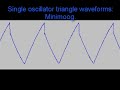 microkorg vs moog minimoog  with waveform images 