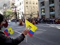 Fue impresionante la apertura del desfile por esta caravana de Cristianos.