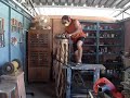 Nivelando a base da escultura