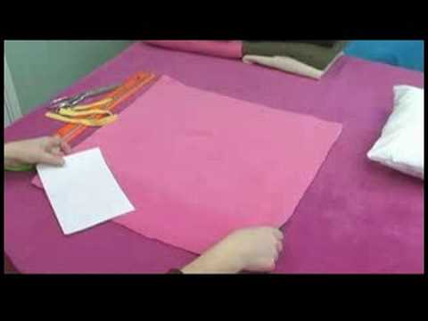 No-Sew Fleece Hat, Scarf & Pillow : No-Sew Fleece Pillow Materials