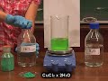 Equilibrium in copper(II) chloride solution