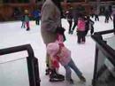 Alyssa and Daddy Ice Skating Alyssa and Daddy Ice Skating