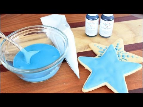 how to dye icing green
