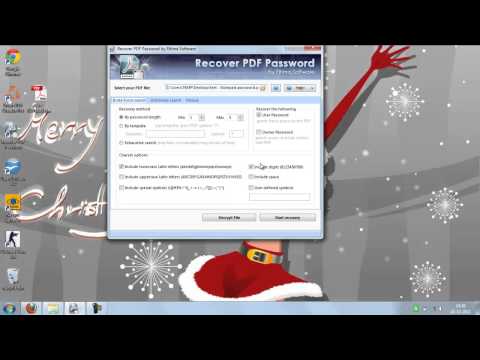 how to recover pdf password