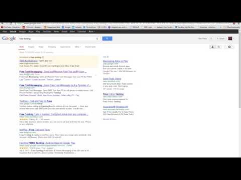 Text Messaging - Video showing how to send and receive free text messages through your computer, best free service out there where you don't even need to know the other perso...
