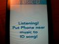 HTC Touch HD and Music ID software