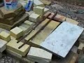 Cutting Firebrick and A Walk-about