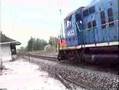 GT 4632 local train at Schoolcraft, Michigan