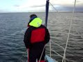 sailing from troon marina in march