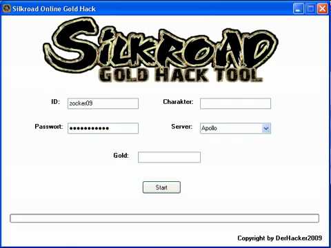 Silkroad Online Gold Hack Tool