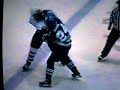 Jessie Howg vs Matt Bell in NOJHL action.
